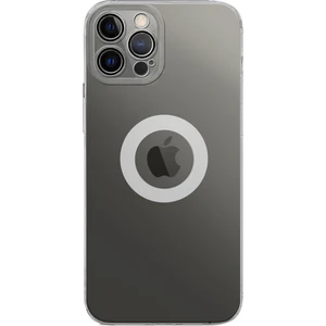 Case World Caseworld Apple iPhone 12 Pro Max ile Uyumlu Kapak Lens Koruması Kapalı Logo Kısmı Açık Şeffaf Silikon Kılıf