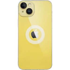 Case World Caseworld Apple iPhone 14 ile Uyumlu Kapak Lens Koruması Kapalı Logo Kısmı Açık Şeffaf Silikon Kılıf