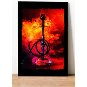 Nargile  Baskılı 40X60 Ahşap Mdf Tablo