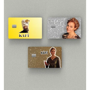 Muhteşem Yüzyıl 3'lü Set Kredi Kartı & Akbil Sticker Kaplama