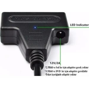 USB Sata Kablo USB Notebook Harddisk Bağlantı Kablosu USB Sata SSD Bağlantı Kablosu