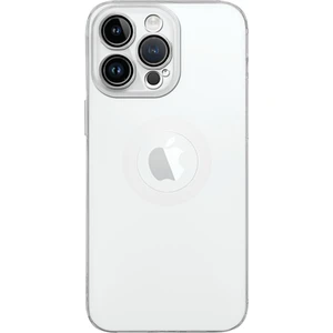 Caseart Apple iPhone 14 Pro ile Uyumlu Kapak Lens Koruması Kapalı Logo Kısmı Açık Şeffaf Silikon Kılıf