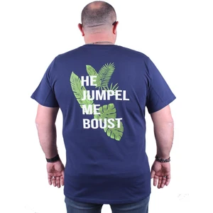 Moc Grande  Büyük Beden Sıfır Yaka Tişört Jumpel 23109 Marin