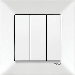 Meridian 3'lü Anahtar Çerçeveli