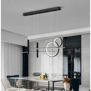 Abajur Evim Celestial Modern Tasarım Ledli Avize
