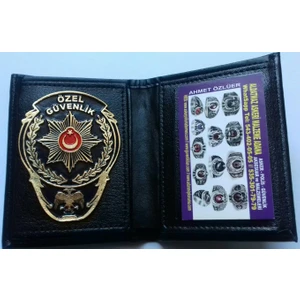Incele,keşfet,sipariş Ver.özel Güvenlik Rozetli Cüzdan Al