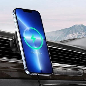 Kablosuz Şarj 15W Araç Şarjı Magsafe Araç Telefon Tutucu Iphone 14 13 12 11 Pro Max Araç Şarjı
