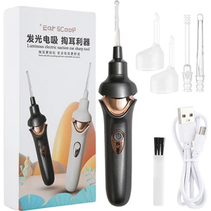 Ear Scoop Çocuk Elektrikli Kulak Akülü Güvenli Titreşim Ağrısız Vakum Kulak Wax Pick Temizleyici (Yurt Dışından)
