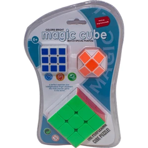 Zeka Küpü Sihirli Rubik Sabır Küpü 3 Sıralı 3'lü Set
