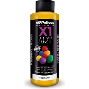 X1 Art Vernikli Hobi Boyası Oksit Sarı 120 ml