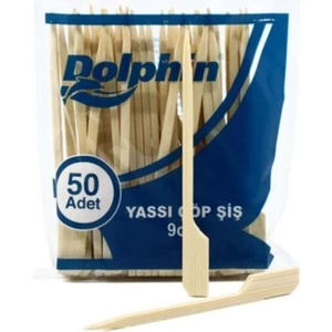 Yassı Çöp Şiş 9 Cm 50'li Paket