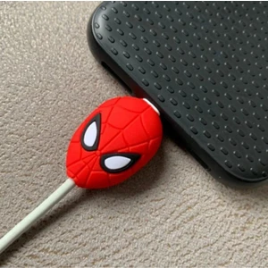 Sevimli Figürlü USB Kablo Koruyucu