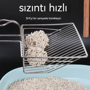 Metal Kedi Kum Sıçrama Filtre Kedi Kum Kedisi Tel Pet Kedi Kum Sıçrama (Yurt Dışından)