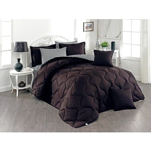 Zarif Home Klasik Ranforce Çift Kişilik Uyku Seti-Düz/çizgili