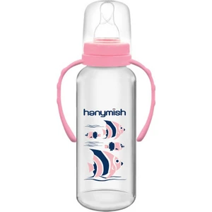 433 Kulplu Pp Biberon 240 ml Pembe
