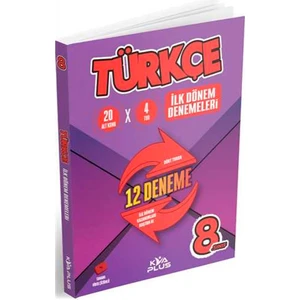 Kva Yayınları 8. Sınıf Ilk Dönem Türkçe Denemeleri