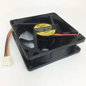 8 cm 12 Volt Fan 12 Volt 8 cm 3 Pinli 20 cm Kablo Uzunluğu 80X80X25MM Fan