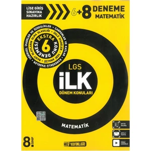 Hız Yayınları LGS Ilk Dönem Matematik 6 - 8 Deneme Sınavı