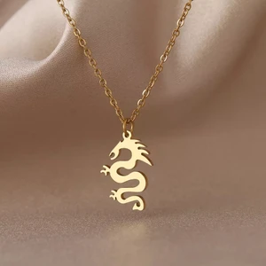 Nida Jewelry 925 Ayar Gümüş Ejderha Kolye