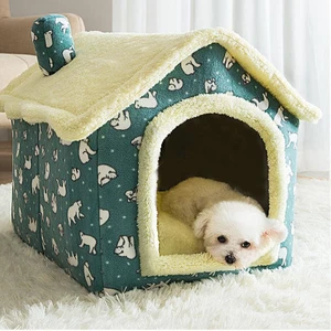 Sökebilir ve Yıkanabilir Ev Tipi Köpek Evi Kedi Yatağı (Yurt Dışından)