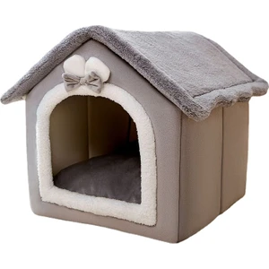 Sökebilir ve Yıkanabilir Ev Tipi Köpek Evi Kedi Yatağı (Yurt Dışından)