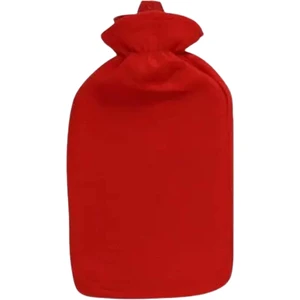 Kauçuk Kılıflı Sıcak Su Torbası 2000 ml Kırmızı