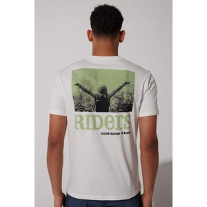 Riders By Lee Riders By Lee Loose Fit %100 Pamuk Bisiklet Yaka Mint Yeşili Tişört