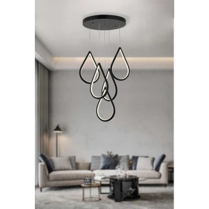 Eray Aydınlatma 4011-5 Y Siyah LED Avize