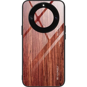 Onur Için X40 5g / X9A 5g / Magic5 Lite 5g Ahşap Desen Cep Telefonu Kapağı Temperli Cam + Tpu Koruyucu Telefon Kılıfı (Yurt Dışından)