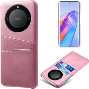 Onur Için X40 5g / X9A 5g / Magic5 Lite 5g Pu Deri Kaplamalı Sert Pc Hybrid Telefon Kılıfı Şok Geçirmez Anti-Çizgiye Dönem Çift Kart Yuvaları Kapak (Yurt Dışından)