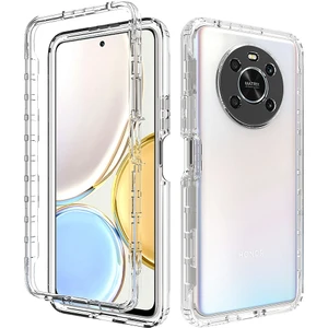 Honor Magic 4 Lite 4 Lite 5g / X9 5g / X9 4g Şeffaf Tpu + Pc Telefon Koruyucu Vaka Şık Gradyan Anti-Çizelge Kapağı (Yurt Dışından)