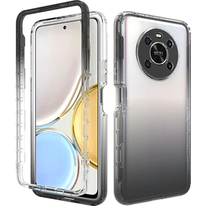 Honor Magic 4 Lite 4 Lite 5g / X9 5g / X9 4g Şeffaf Tpu + Pc Telefon Koruyucu Vaka Şık Gradyan Anti-Çizelge Kapağı (Yurt Dışından)