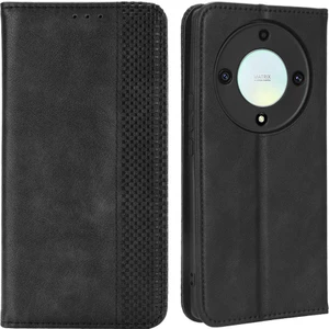 Onur Için X9A 5g / X40 5g / Magic5 Lite 5g Vintage Pu Deri Cüzdan Stand Telefon Kılıfı Manyetik Toka Kapağı (Yurt Dışından)