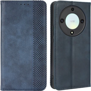 Onur Için X9A 5g / X40 5g / Magic5 Lite 5g Vintage Pu Deri Cüzdan Stand Telefon Kılıfı Manyetik Toka Kapağı (Yurt Dışından)