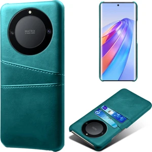 Onur Için X40 5g / X9A 5g / Magic5 Lite 5g Pu Deri Kaplamalı Sert Pc Hybrid Telefon Kılıfı Şok Geçirmez Anti-Çizgiye Dönem Çift Kart Yuvaları Kapak (Yurt Dışından)