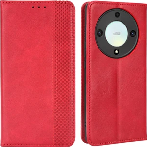 Onur Için X9A 5g / X40 5g / Magic5 Lite 5g Vintage Pu Deri Cüzdan Stand Telefon Kılıfı Manyetik Toka Kapağı (Yurt Dışından)