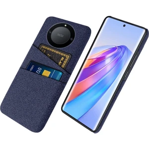 Onur Için X40 5g / X9A 5g / Magic5 Lite 5g Bez Doku Slip Anti-Slip Şok Geçirmez Kılıf Çift Kart Yuvaları Tasarım Sabit Pc Koruyucu Kabuk Telefon Kapağı (Yurt Dışından)