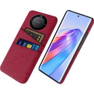 Onur Için X40 5g / X9A 5g / Magic5 Lite 5g Bez Doku Slip Anti-Slip Şok Geçirmez Kılıf Çift Kart Yuvaları Tasarım Sabit Pc Koruyucu Kabuk Telefon Kapağı (Yurt Dışından)
