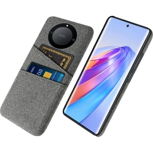 Onur Için X40 5g / X9A 5g / Magic5 Lite 5g Bez Doku Slip Anti-Slip Şok Geçirmez Kılıf Çift Kart Yuvaları Tasarım Sabit Pc Koruyucu Kabuk Telefon Kapağı (Yurt Dışından)