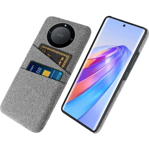 Onur Için X40 5g / X9A 5g / Magic5 Lite 5g Bez Doku Slip Anti-Slip Şok Geçirmez Kılıf Çift Kart Yuvaları Tasarım Sabit Pc Koruyucu Kabuk Telefon Kapağı (Yurt Dışından)