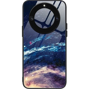 Onur Için X40 5g / X9A 5g / Magic5 Lite 5g Anti-Slatch Pc+Tpu+Temperli Cam Şok Geçirmez Telefon Kapağı Desen Baskı Anti-Solma Telefon Kılıfı (Yurt Dışından)