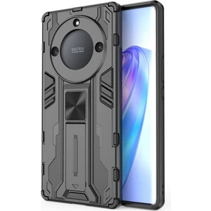 Onur Için X40 5g / X9A 5g / Magic5 Lite 5g Kickstand Koruyucu Telefon Kasası Damla Geçirmez Sert Pc Yumuşak Tpu Hibrid Kapak (Yurt Dışından)