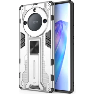 Onur Için X40 5g / X9A 5g / Magic5 Lite 5g Kickstand Koruyucu Telefon Kasası Damla Geçirmez Sert Pc Yumuşak Tpu Hibrid Kapak (Yurt Dışından)