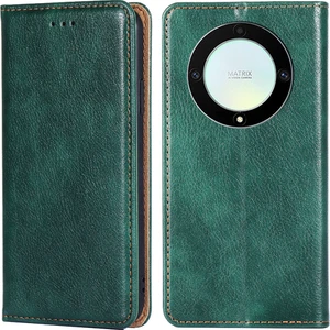 Onur Için X40 5g / X9A 5g / Magic5 Lite 5g Pu Deri Deri Cüzdan Telefon Kılıfı Manyetik Kapalı Otomatik Kapalı Şok Geçirmez Stand Kapağı (Yurt Dışından)