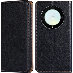 Onur Için X40 5g / X9A 5g / Magic5 Lite 5g Pu Deri Deri Cüzdan Telefon Kılıfı Manyetik Kapalı Otomatik Kapalı Şok Geçirmez Stand Kapağı (Yurt Dışından)