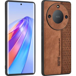 Azns Onur Için X40 5g / X9A 5g / Sihirli5 Lite 5g Baskılı Desen Pu Deri Kaplı Tpu Kasa Damla Geçirmez Telefon Arka Kapak (Yurt Dışından)