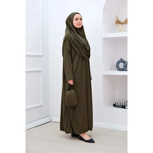 Tek Parça Namaz Elbisesi N2304 Haki