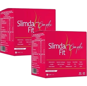 Tab Slimda Fit Complex 60 Kapsül 20 Saşe 2 Adet