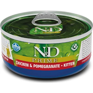 Prime Tavuk ve Narlı Yavru Kedi Konservesi 80GR x 12 Adet