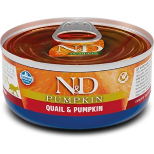 Balkabaklı ve Bıldırcınlı Tahılsız Yetişkin Kedi Konservesi 70GR